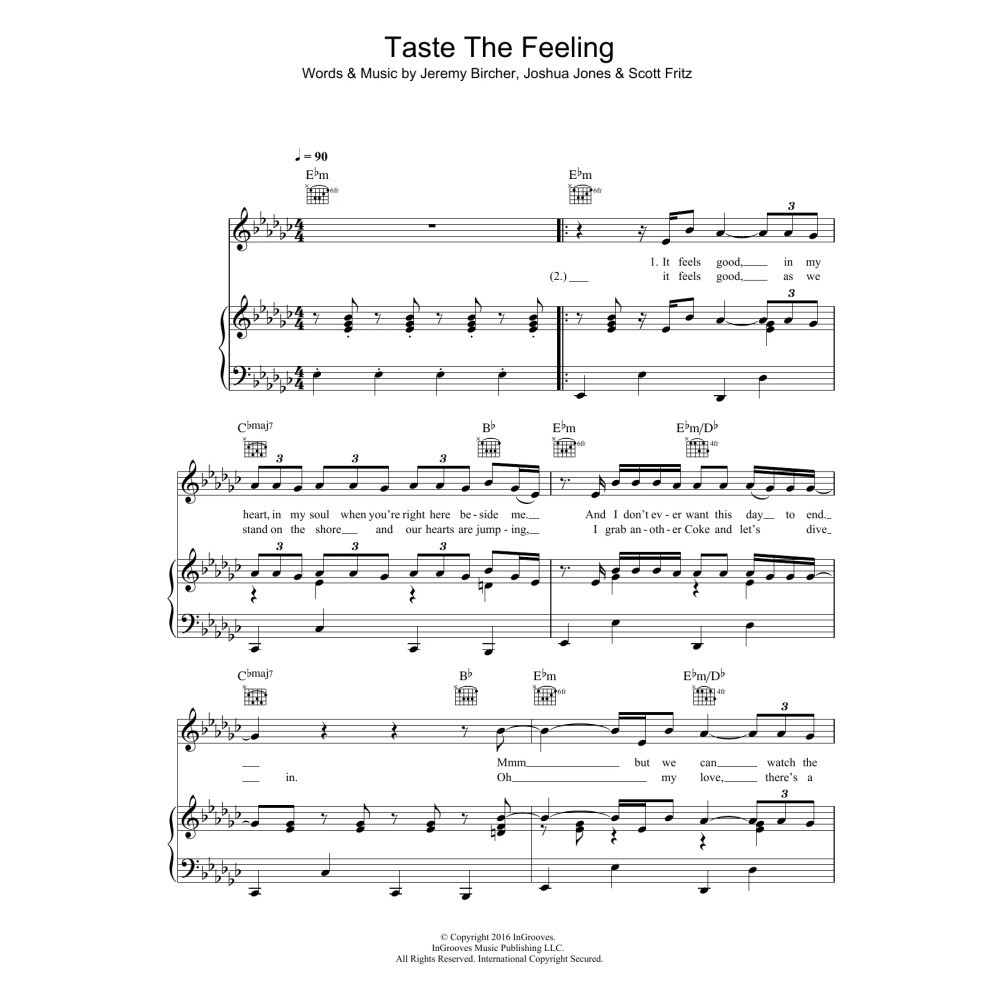 Taste The Feeling (featuring Conrad Sewell)