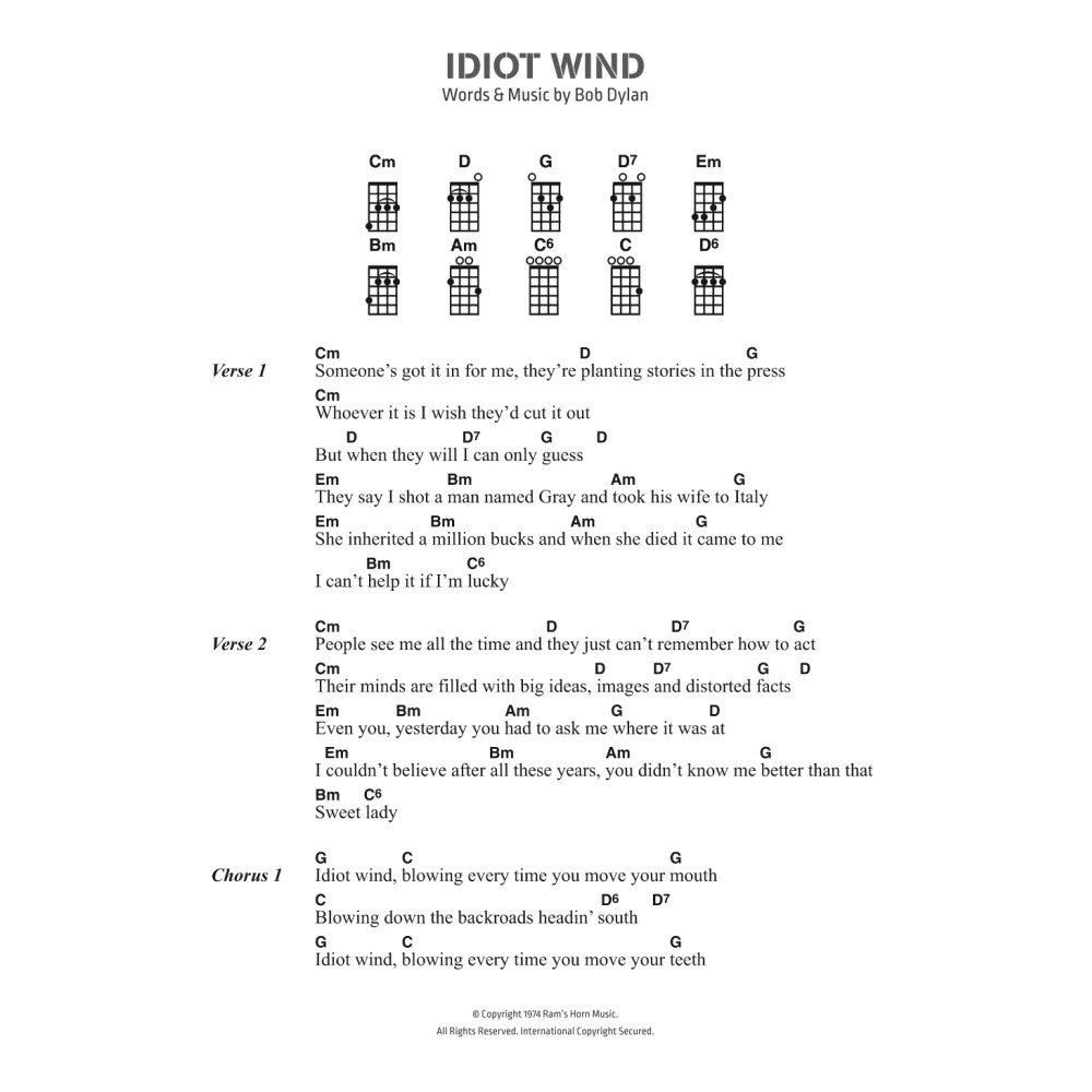 Idiot Wind