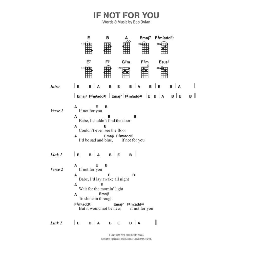If Not For You