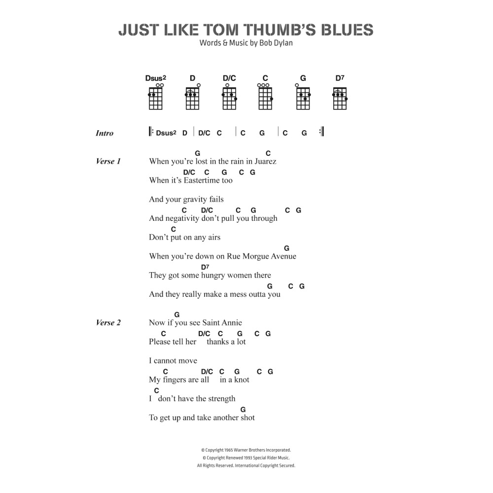 Just Like Tom Thumb's Blues