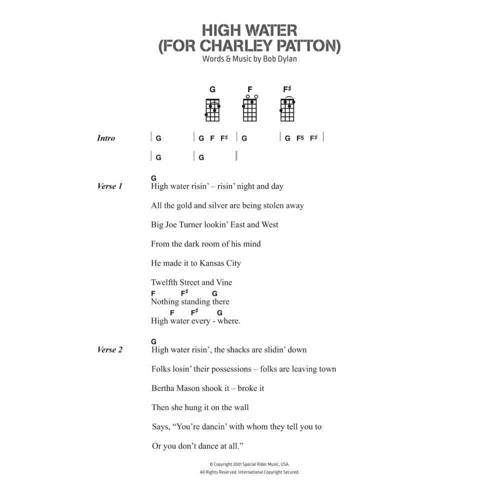 High Water (For Charley Patton)