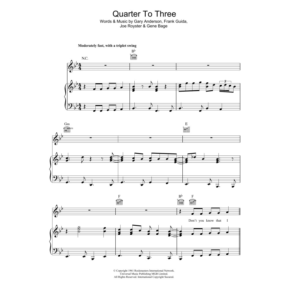 Quarter To Three