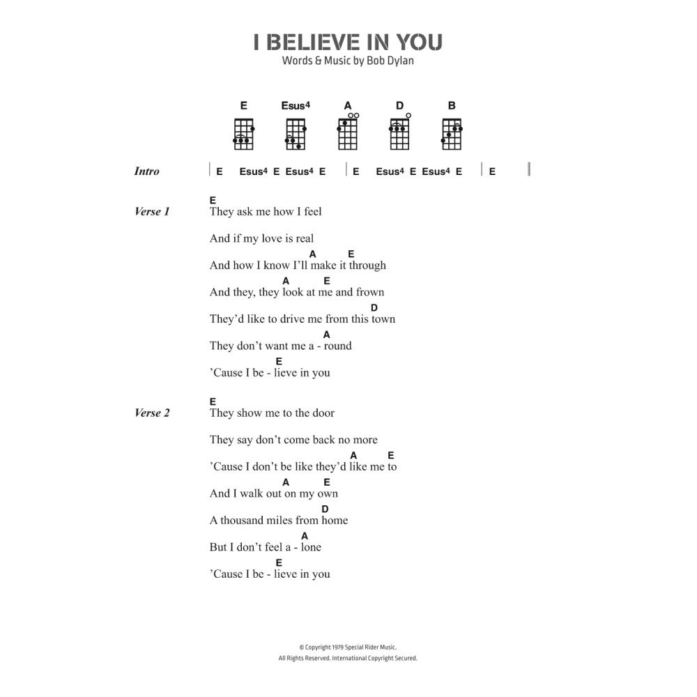 I Believe In You