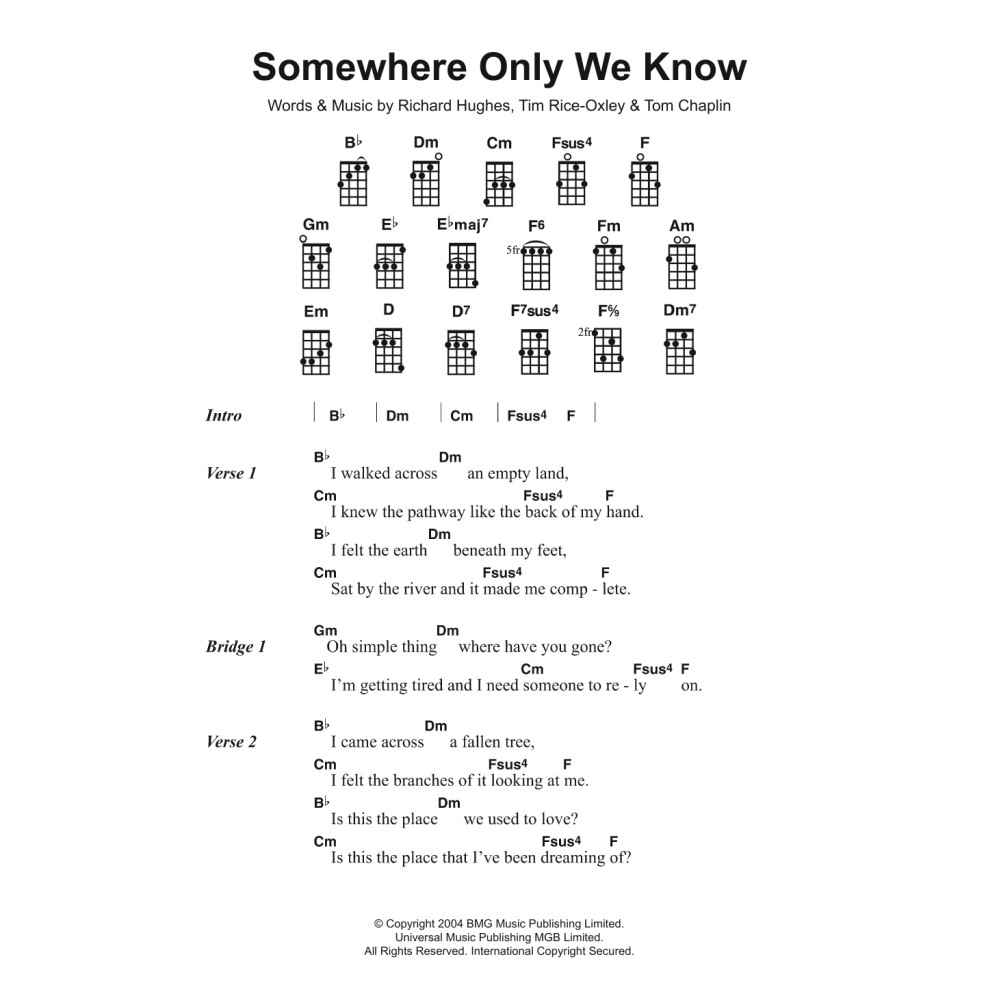 Somewhere Only We Know
