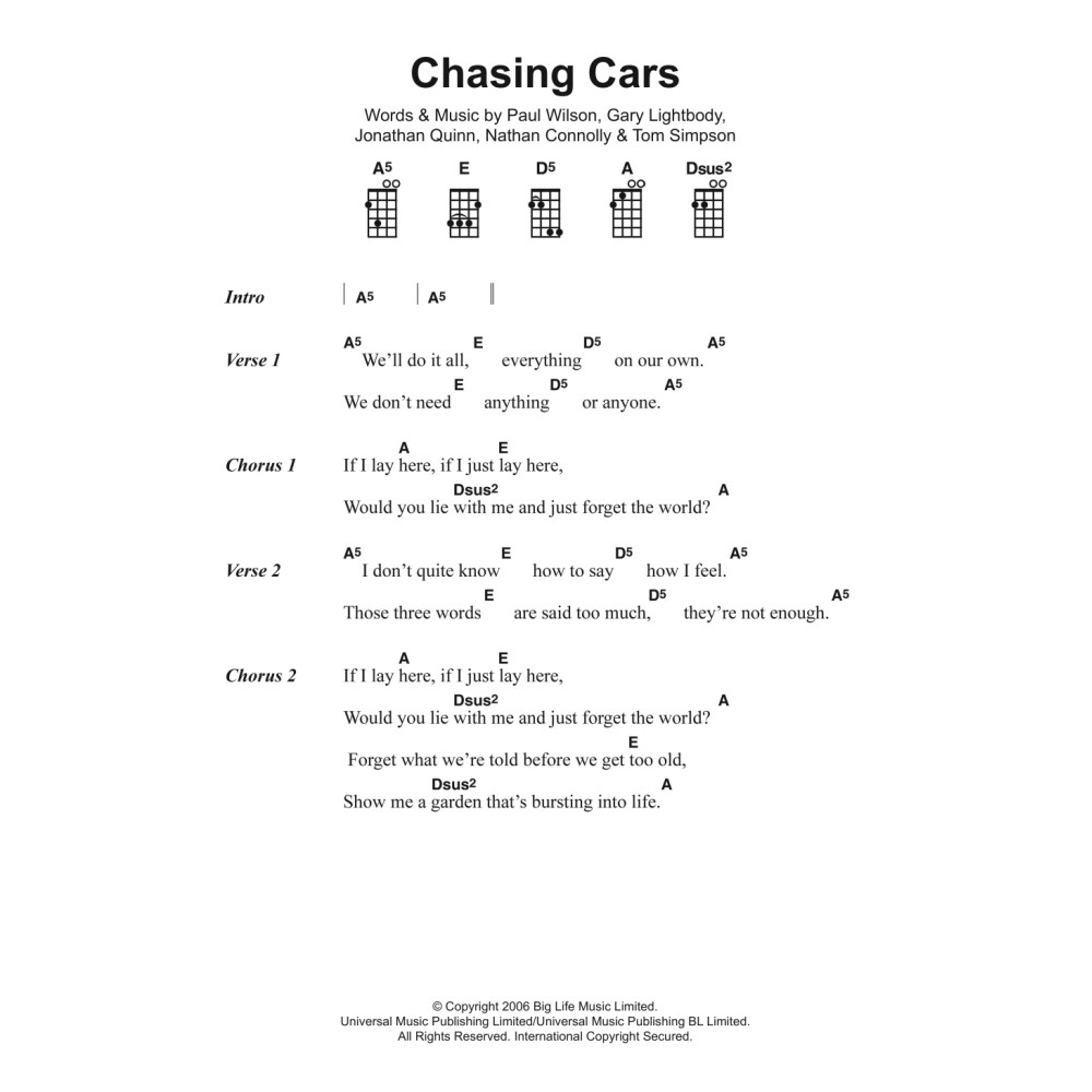 Chasing Cars