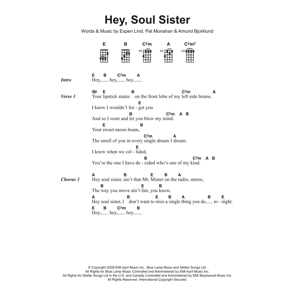 Hey, Soul Sister