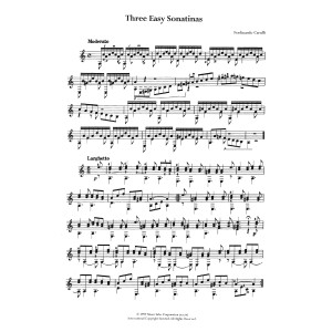 Three Easy Sonatinas