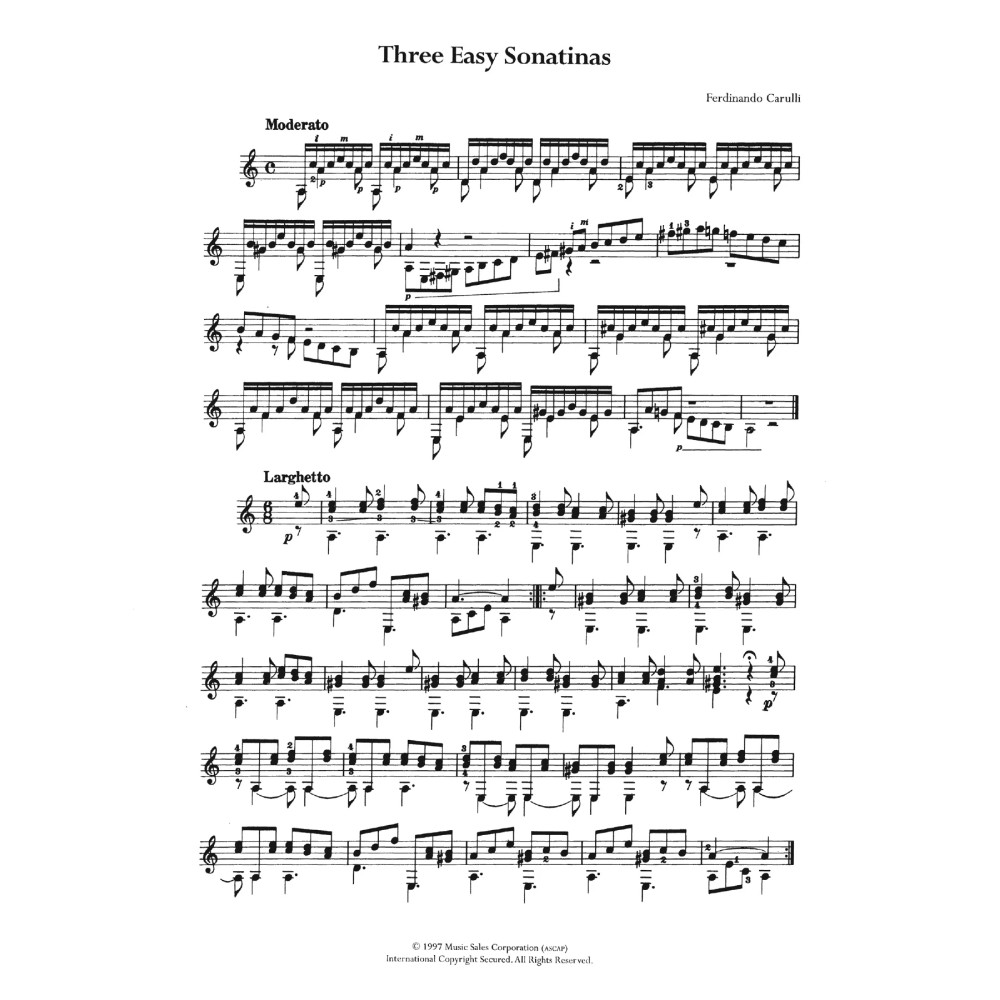 Three Easy Sonatinas