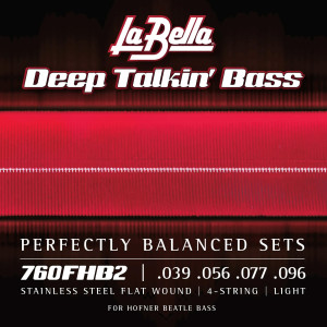 Jeu Basse La Bella Beatle Bass 39-96