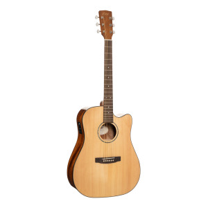 Guitarra Cort Earth60ce Natural Brillante