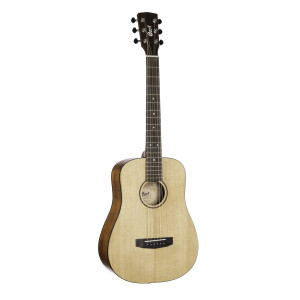 Cort Earth Mini Nat Guitar With Gig Bag