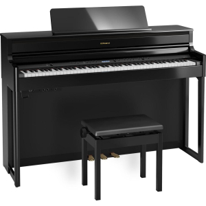Roland HP704 - Polished Ebony Finish