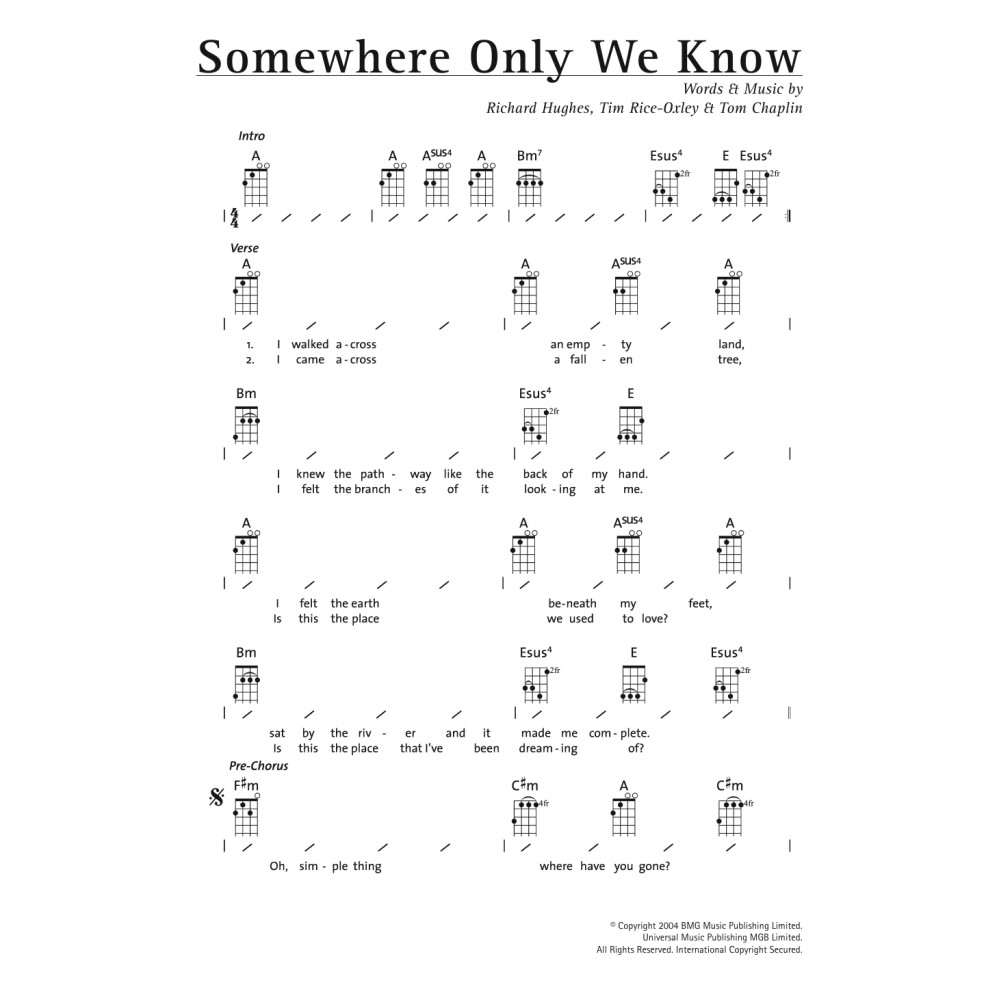 Somewhere Only We Know