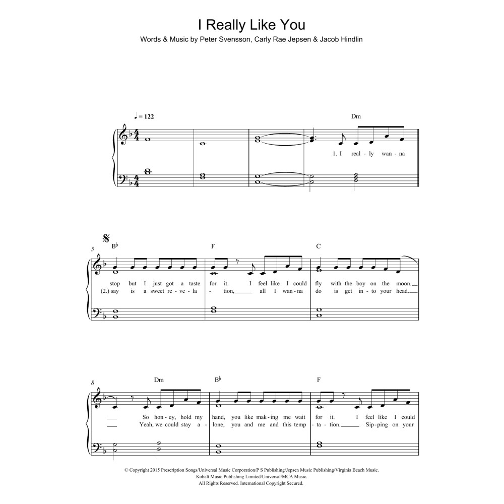 I Really Like You