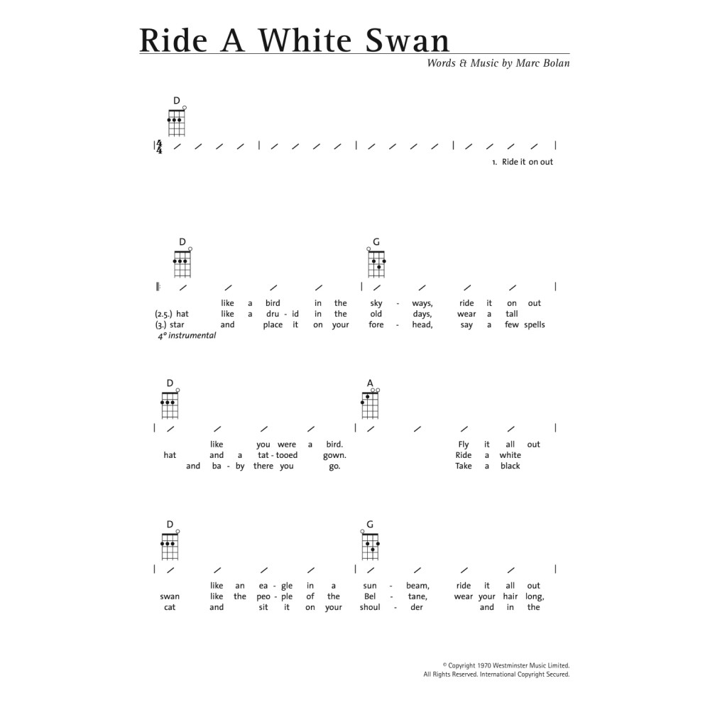 Ride A White Swan