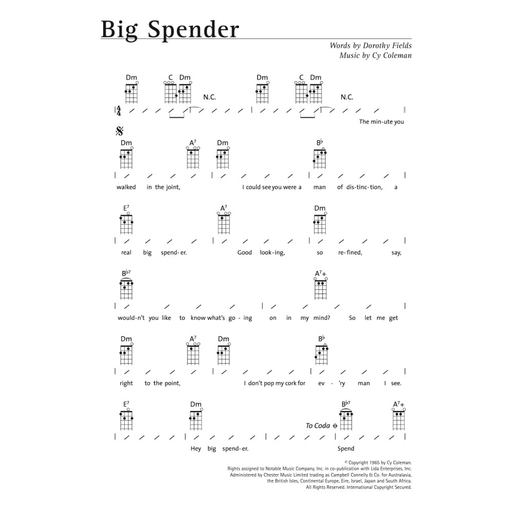 Big Spender (from Sweet Charity)