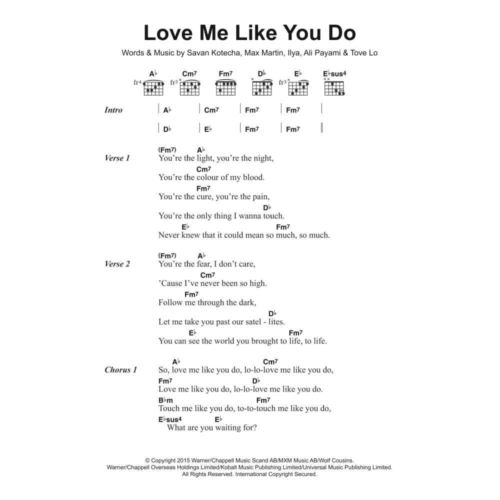 Love Me Like You Do