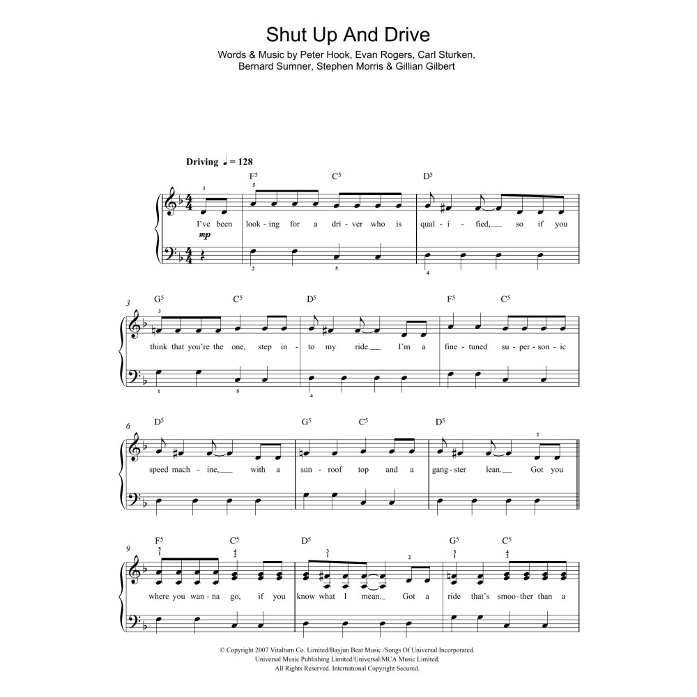 Shut Up And Drive