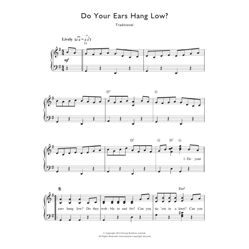 Do Your Ears Hang Low