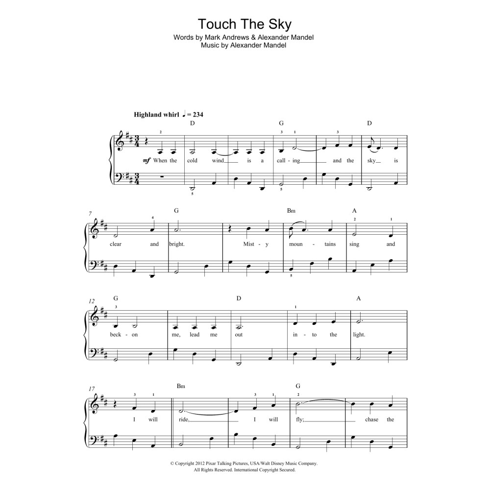 Touch The Sky (From Brave)