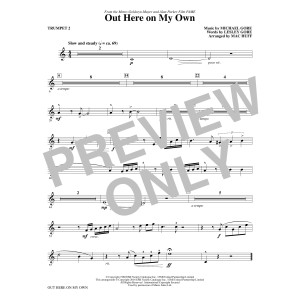 Out Here on My Own (from Fame) (arr. Mac Huff) - Trumpet 2