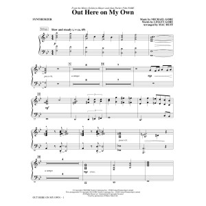 Out Here on My Own (from Fame) (arr. Mac Huff) - Synthesizer