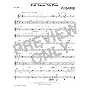 Out Here on My Own (from Fame) (arr. Mac Huff) - Guitar