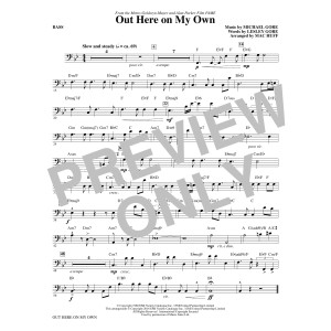 Out Here on My Own (from Fame) (arr. Mac Huff) - Bass