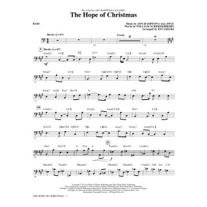 The Hope of Christmas - Bass