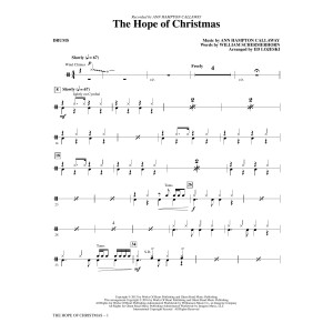 The Hope of Christmas - Drums