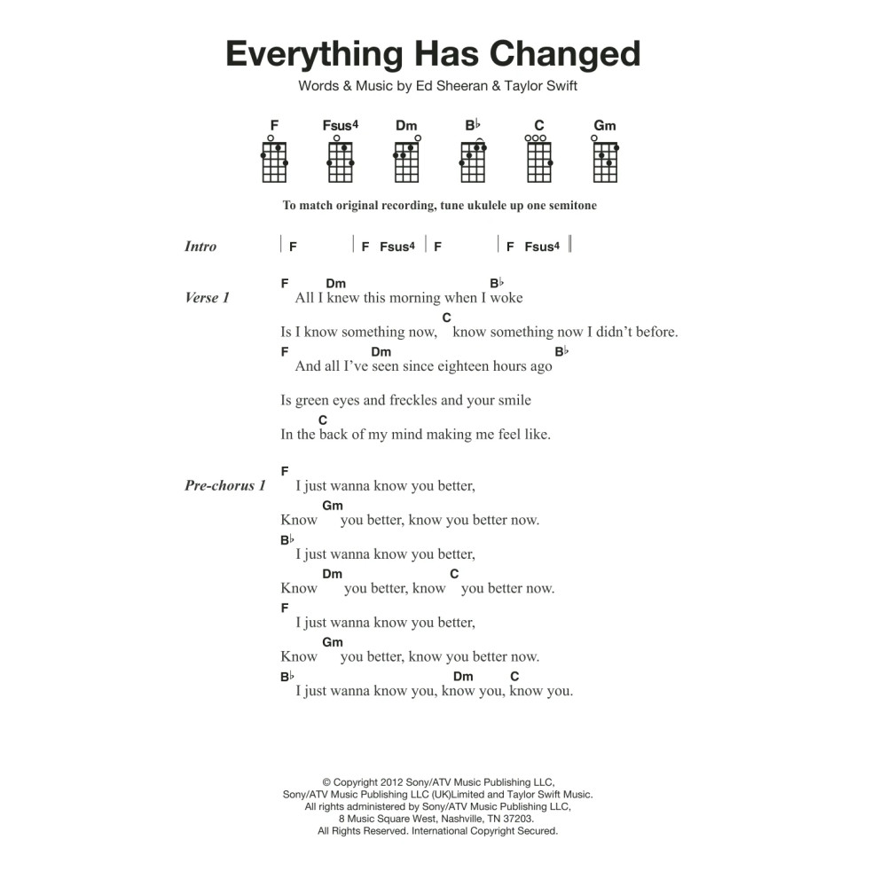 Everything Has Changed (feat. Ed Sheeran)