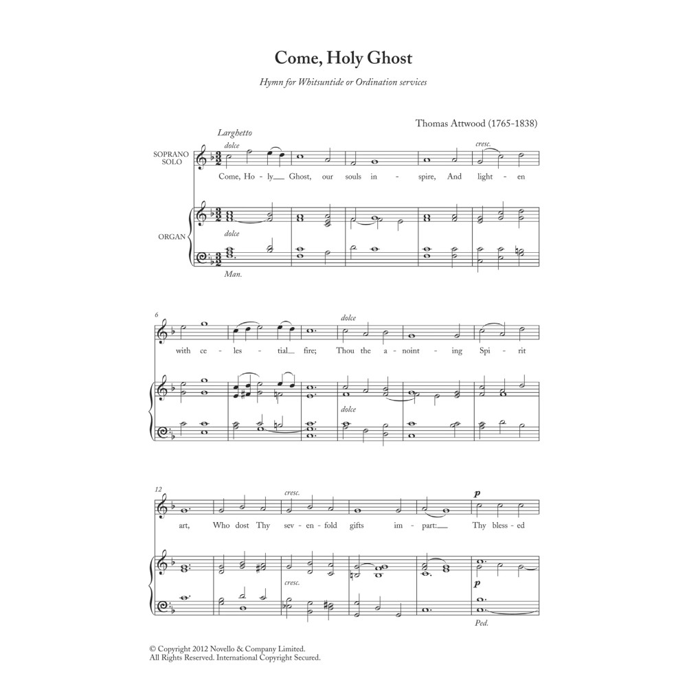 Come, Holy Ghost