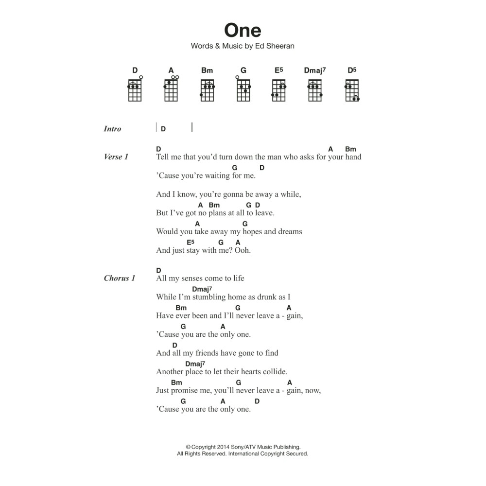 One