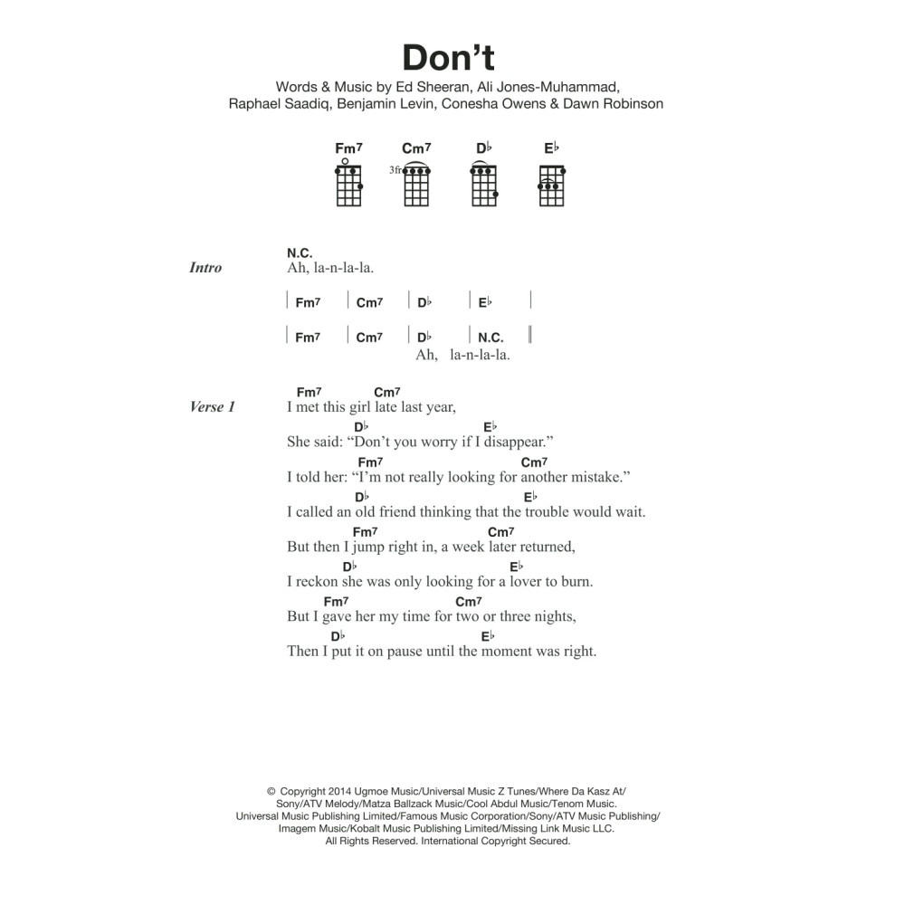 Don't