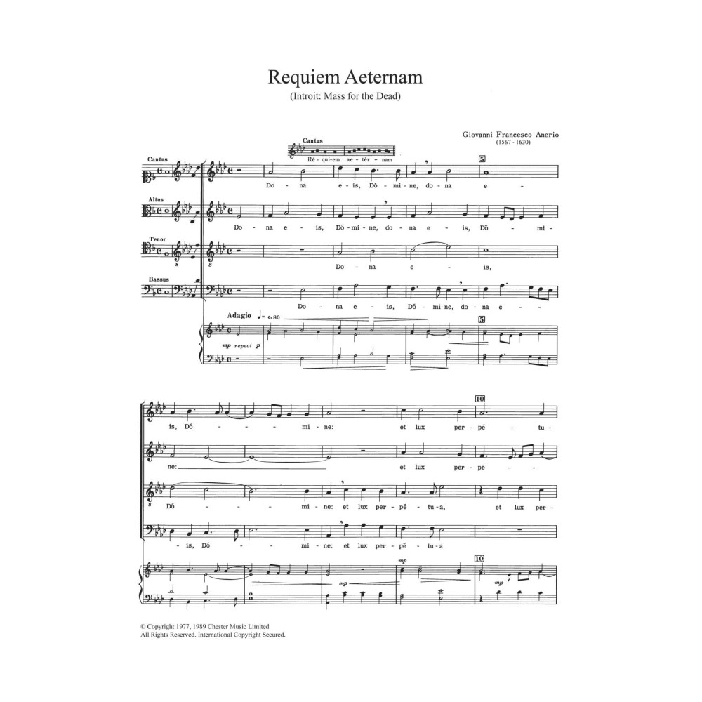 Requiem Aeternam: Introit