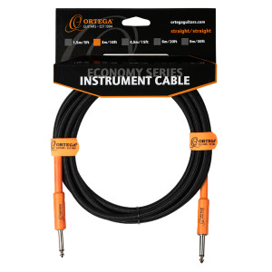 Cable Guitare Ortega 3m Jack Jack