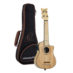 Ortega Ukulele Soprano Ortega, Bambou Massif Eq