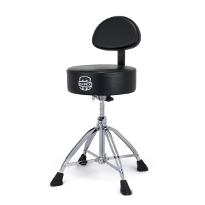 Mapex Taburete de batería redondo con respaldo