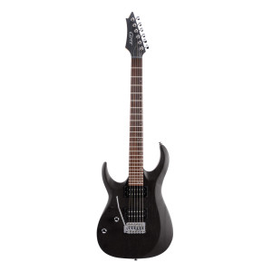 Guitare Cort X100 Gaucher Noir Open Pore