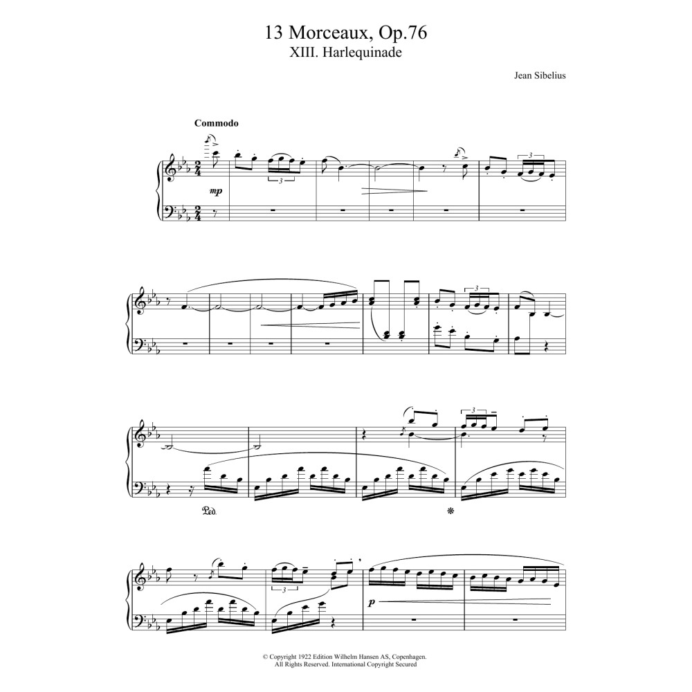 13 Morceaux, Op.76 - XIII. Harlequinade