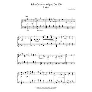 Suite Caracteristique, Op.100 - I. Vivo