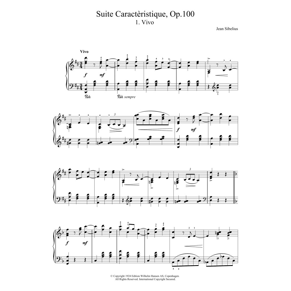 Suite Caracteristique, Op.100 - I. Vivo