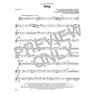 Sing (arr. Mark Brymer) - Alto Sax