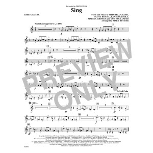 Sing (arr. Mark Brymer) - Baritone Sax