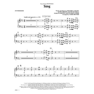 Sing (arr. Mark Brymer) - Synthesizer