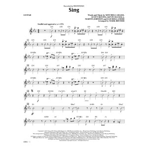 Sing (arr. Mark Brymer) - Guitar