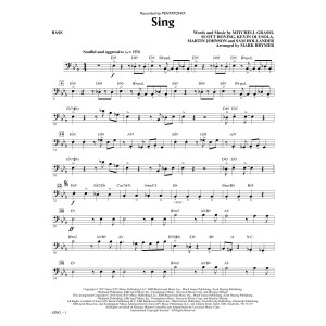 Sing (arr. Mark Brymer) - Bass