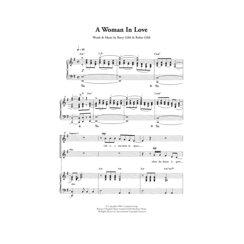 A Woman In Love (Arr. Berty Rice)