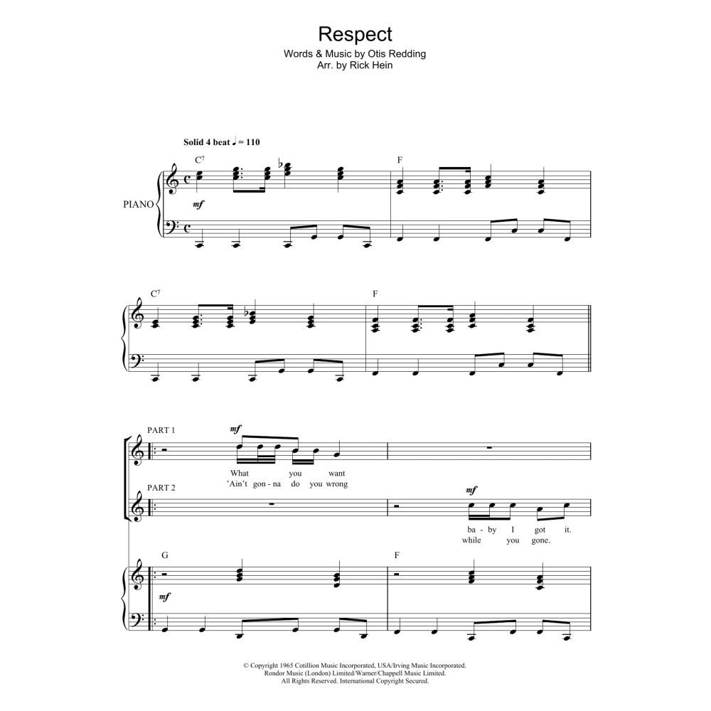 Respect (Arr. Rick Hein)