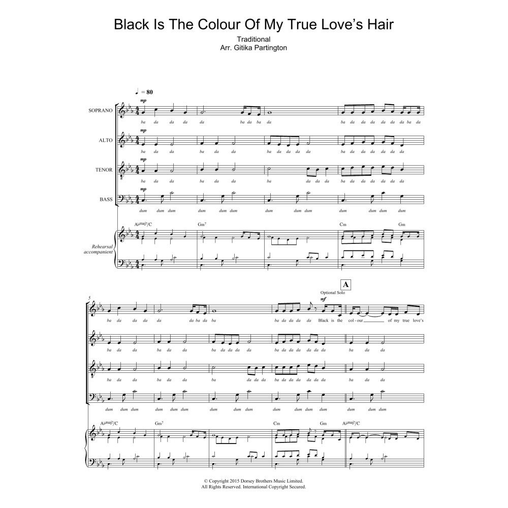 Black Is The Colour Of My True Love's Hair